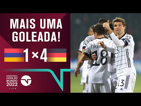 Gols e lances de Armênia x Alemanha