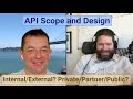 API Scope And Design Internal External Private Partner Public