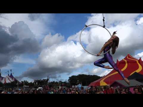 Elena Marina  - Glastonbury Festival 2014 - Aerial Hoop