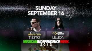 Tiesto Avicii Diplo Aoki  Mexican Independence Lineup 2012