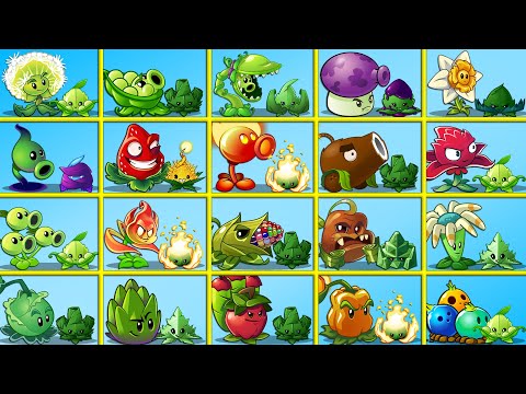 PvZ 2 - Random 20 Team Plant & Mint Battle - Who Will Win? - Team Plants vs Teams Plant