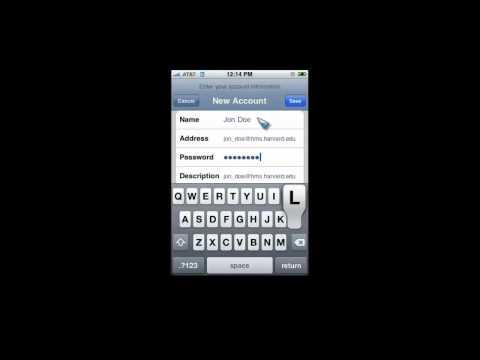 Setting Up E-mail on Your iPhone (IMAP)