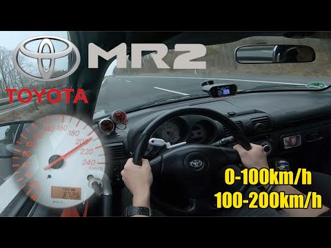 2003 Toyota MR2 (140HP) | ACCELERATION | 100-200km/h & 0-100km/h | CarPerformance Media
