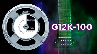 Video thumbnail for Celestion G12K-100 clean, crunch and high gain demonstration by Thevon