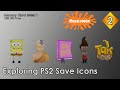 Exploring PS2 Save Icons 2 Nickelodeon Edition Vol 1