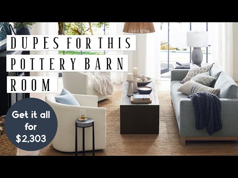 Pottery Barn dupes save 16K+ on this room!