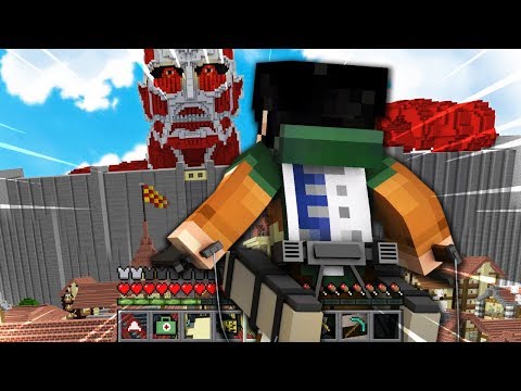 THE NEW MAP of ATTACK ON TITAN - Minecraft ITA - FORTCRAFT w/ Tano Tear Dani Heme Tech