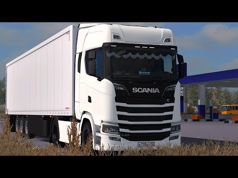 ETS 2, SCANIA S450, Вечерний рейс.
