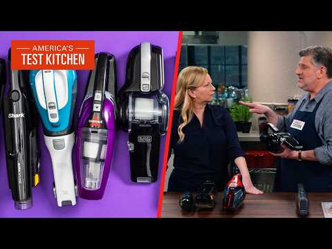Elnwnnkc Compact Handheld Vacuum Rechargeable Suction Vacuum with Multiple Attachments for Car & Household Powerful Suction video review thumbnail