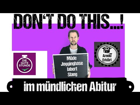 Mündliches Deutsch-Abitur 2022 (Prüfungsgespräch): Fünf Fehler, die du vermeiden solltest