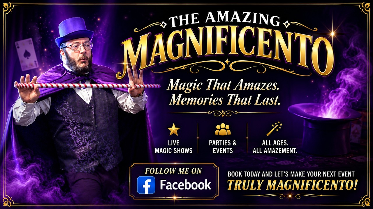 Promotional video thumbnail 1 for The Amazing Magnificento
