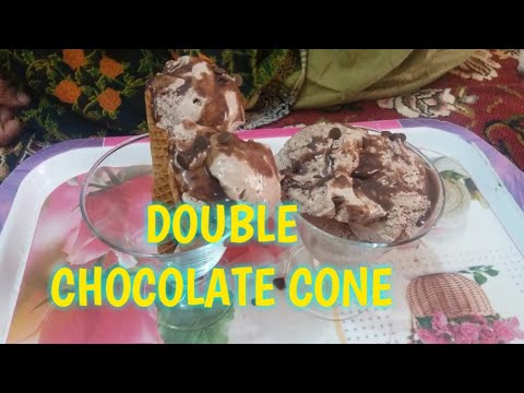 HOW TO MAKE DOUBLE CHOCOLATE ICE CREAM