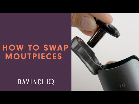How to Swap Your DaVinci IQ Mouthpieces - DaVinciVaporizer.com
