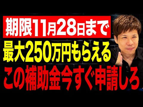 スマホ1台で超簡単に申請できる補助金とは！？しかも最大250万円もらえます！