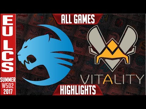 Vitality vs Roccat ALL GAMES Highlights | EU LCS Week 5 summer 2017 | VIT vs ROC
