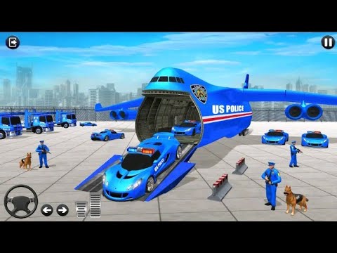 Grand Police Cargo Transport Truck: Car Parking simulator