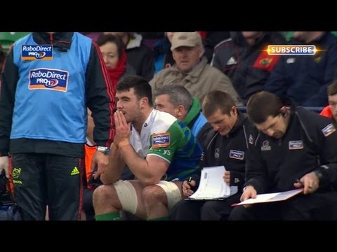Mick Kearney, late shoulder charge on ROG, Yellow Card - Munster V Connacht 23rd March 2013