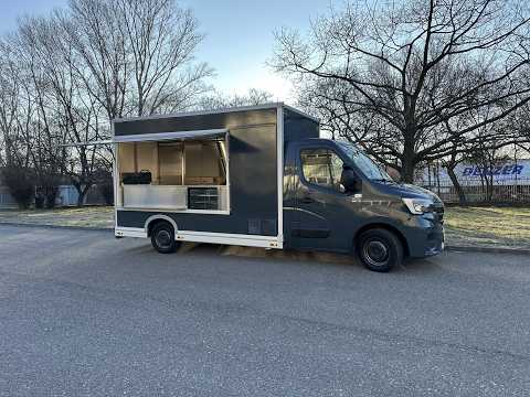 Renault Master Food Truck Büfékocsi GÁZOS Berendezésekkel akár 230V-ról is Üzemel