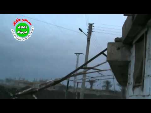 تمشيط قرية الجفرة بعد السيطرة عليها بالكامل من قبل تجمع مجاهدي القعقاع في ريف دير الزور