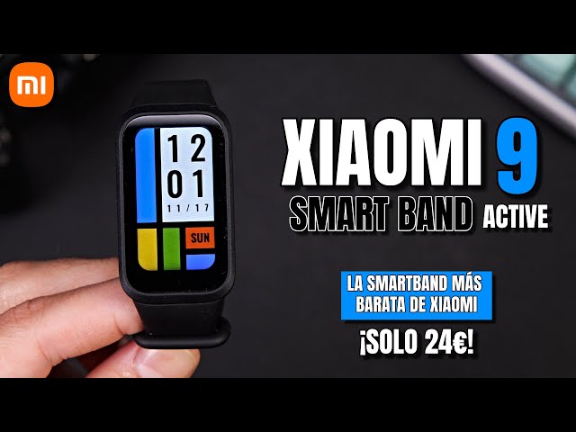 Vídeo relacionado con XIAOMI Smart Band 9 Active - Pulsera de Actividad, autonomía de hasta 18 días, Pantalla TFT de 1,47" con tasa de refresco de 60 Hz, 5ATM, App Mi Fitness, Negro (Versión ES)