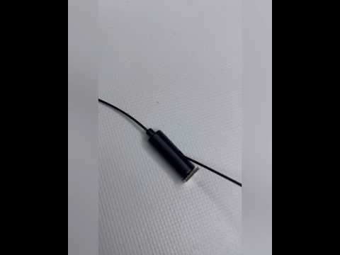 Трос з фіксаторами чорний