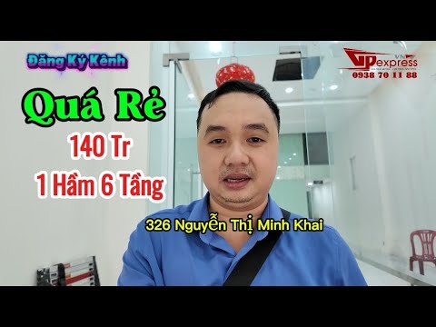 Cho thuê tòa nhà 326 Nguyễn Thị Minh Khai, Phường Bàn Cờ