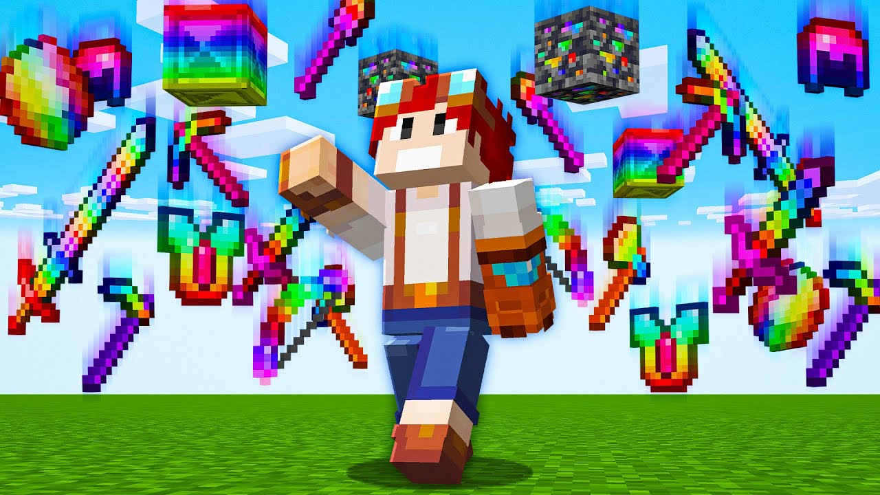 MINECRAFT MAS CHOVE ITENS DE MINÉRIO SECRETO