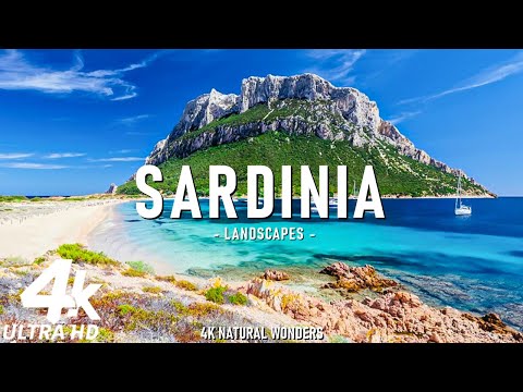 Sardinia 4K - Turquoise Waters, Pristine Beaches, and Mediterranean Charm - Calming Music