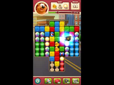 Toon Blast Level 6378 - NO BOOSTERS 🐻🐺🐱 | SKILLGAMING ✔️