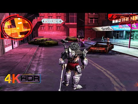 Predator: Concrete Jungle - 4K PS2 GAMEPLAY WALKTHROUGH PART 1 FULL GAME 4K 60FPS