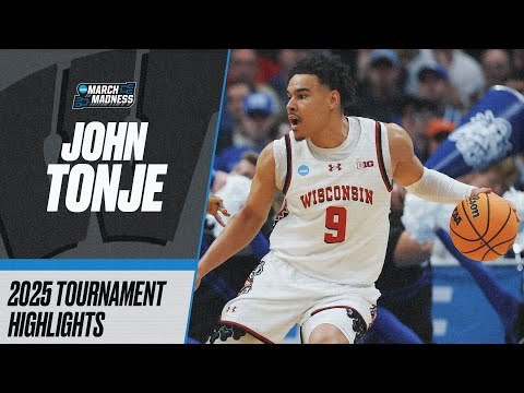 John Tonje 2025 NCAA tournament highlights