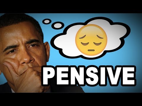😔 Learn English Words: PENSIVE - Meaning, Vocabulary with Pictures and Examples