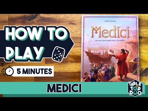 How to Play Medici Board Game in 5 minutes