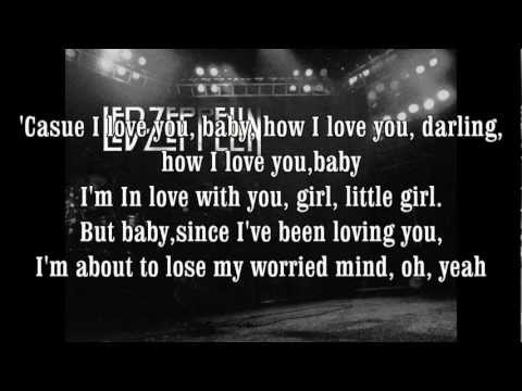 Led Zeppelin - Since I've been loving you+Lyrics HD HQ