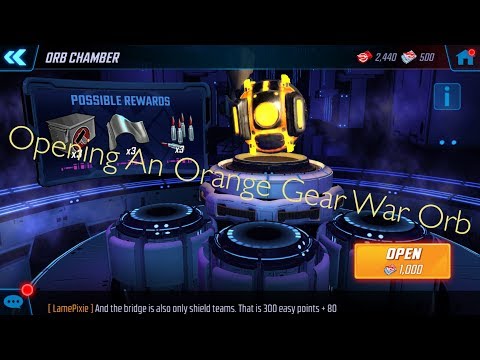 Marvel Strike Force Opening An Orange Gear War Orb