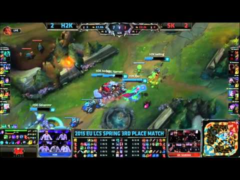 H2K vs SK Gaming - Game 5 - EU LCS Spring Playoffs 3rd Place 2015
