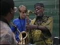 Dewey Redman clinic at Houston HSPVA, 1993; part 1