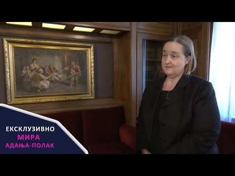 Mira Adanja Polak – Ekskluzivno: U poseti Srpskoj akademiji nauka i umetnosti