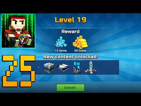 Pixel Gun 3D - Gameplay Walkthrough Part 25 - LEVEL 19