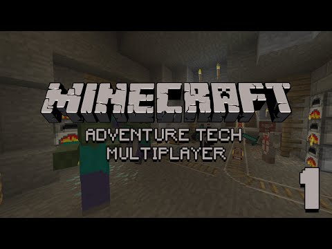 Let's play on Adventure Tech Multiplayer - #1 The beginning of the game [MINECRAFT]