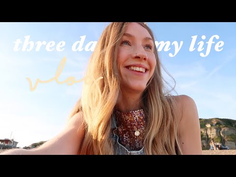 Summer Snippets, Beach Day & ARKET Try On | THREE DAY VLOG | Rhiannon Ashlee
