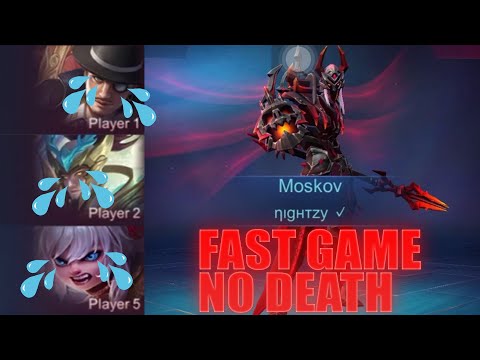 HOW TO PLAY MOSKOV FAST GAME?! THIS HERO IS NOT FOR LATE GAME ONLY! - MLBB
