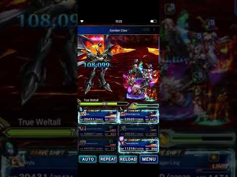 FFBE| True Weltall 2TKO Dark Team (Perfect score)