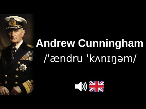 How to pronounce 'Andrew Cunningham' (CORRECTLY!)