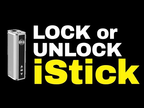 Part of a video titled How To Unlock an Eleaf iStick (20w, 30w, TC40w) - YouTube