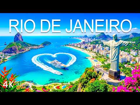 🔥 [4K] Rio de Janeiro 🇧🇷 Extraordinary City Beauty | Beaches, Mountains & Brazilian Culture