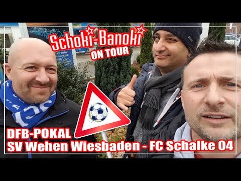 SV Wehen Wiesbaden - Schalke 04 | DFB-Pokal | Fußball im Stadion | Schoki-Banoki ON TOUR