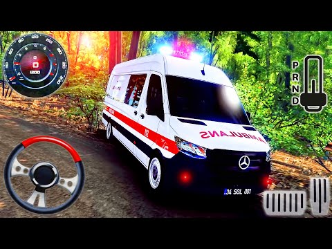 Ambulance Offroad Emergency Driver Simulator - Mini Bus Rescue Driving GamePlay