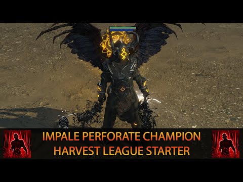Harvest League Starter Build: Impale Perforate Champion | Path of Exile 3.11 In-Depth Guide