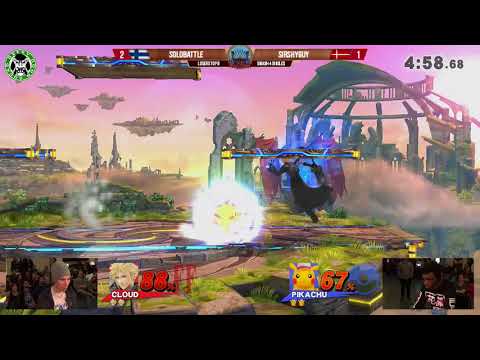 Valhalla - Solobattle (Cloud) Vs. SirShyGuy (Pikachu) - Losers Top 8 - Smash 4